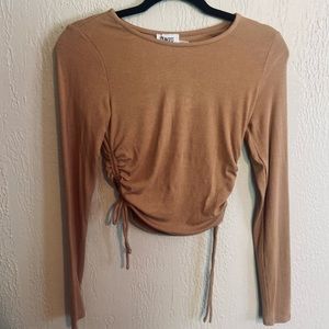 Tan princess Polly top